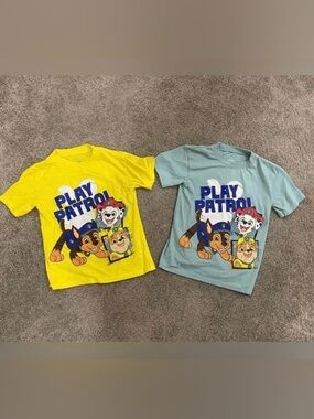 Boys Paw Patrol Play Patrol Shirts size 5/6